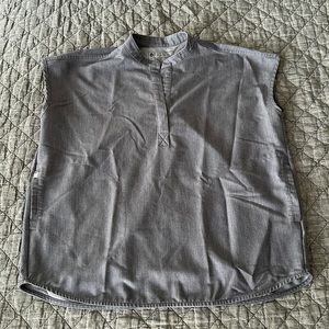 Figs Graphite Rafaela scrub top